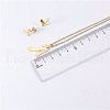 Stainless Steel Letter Pendant Necklaces & Stud Earrings Sets WG3FD2C-01-3