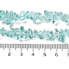 Spray Painted Transparent Glass Beads Strands GLAA-P060-01B-04-4