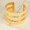 Elegant 304 Stainless Steel Cuff Bangles for Women RI2823-2-3