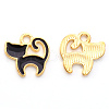 Alloy Enamel Charms ENAM-S121-031C-1