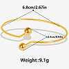 European Style 304 Stainless Steel Cuff Bangles LI7409-2-4