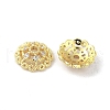 Rack Plating Brass Beads Caps KK-B088-03C-G-2