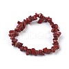 Natural Red Jasper Beads Stretch Bracelets BJEW-JB04152-05-1