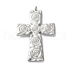 304 Stainless Steel Pendants STAS-R164-02P-1