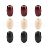 Craftdady 60Pcs 3 Colors Wooden Beads WOOD-CD0001-12-1