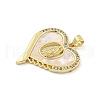 Rack Plated Brass Pendant KK-P270-05C-G-2