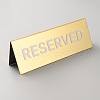 Acrylic Reserved Table Signs AJEW-WH0596-092A-1