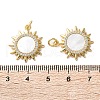 Brass Micro Pave Cubic Zirconia Pendants KK-U070-18A-G-3