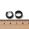 304 Stainless Steel Polishing Hoop Earrings EJEW-M106-01E-EB-5