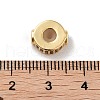 Brass Micro Pave Cubic Zirconia Beads KK-K361-03B-G-4