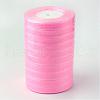 Breast Cancer Pink Awareness Ribbon Making Materials Sheer Organza Ribbon RS12mmY004-3