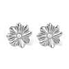 304 Stainless Steel Plastic Bead Stud Earrings EJEW-S227-01P-1