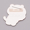 Tiger with Heart Chinese Zodiac Acrylic Brooch JEWB-WH0022-14-2