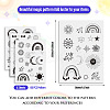 64 Patterns Non-woven Fabrics Water-soluble Embroidery Aid Drawing Sketch DIY-TAC0100-003-2