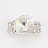 Alloy Rhinestone Cabochons MRMJ-T014-08B-2
