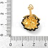 Brass Enamel Pendants KK-K405-01C-G-3