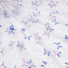 BENECREAT 1Pc Butterfly Pattern Polyester Mesh Tulle Fabric DIY-BC0009-88C-1