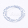Electroplate Glass Beads Strands EGLA-J025-F19-2