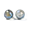 Transparent Electroplate Glass Beads EGLA-N002-31-G07-2