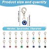 32Pcs Evil Eye Resin Pendant Decorations HJEW-GO00032-2