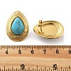 201 Stainless Steel Teardrop Stud Earrings EJEW-P304-08G-5