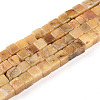 Natural Yellow Opal Beads Strands G-T140-44B-01-4