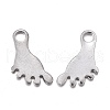 Non-Tarnish 201 Stainless Steel Charms STAS-F255-025P-2
