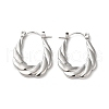 Non-Tarnish 304 Stainless Hoop Earrings EJEW-Z026-39P-1