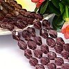 Faceted Polyhedron K9 Glass G-M190-11x8mm-11A-1