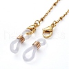 304 Stainless Steel Satellite Chains Eyeglasses Chains X-AJEW-EH00073-2
