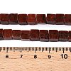 Natural Red Jasper Beads Strands G-T139-6x6-12A-5
