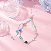 Cat Eye Mobile Straps HJEW-JM03419-02-1