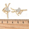 Alloy Crystal Rhinestone Pendants PALLOY-E775-18G-3