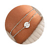 201 Stainless Steel Multi-strand Bracelets FS-WG545AB-52-1
