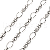 304 Stainless Steel Oval Link & Watch Band Chains CHS-A016-43P-A-1