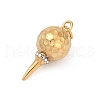 304 Stainless Steel Micro Pave Cubic Zirconia Pendants STAS-D305-02G-G-2