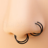 316L Surgical Stainless Steel Spiral Nose Rings WG1DE07-04-1
