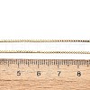 Long-Lasting Plated Brass Box Chain Necklaces X-NJEW-K112-03G-NF-3