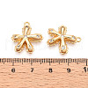 Brass Micro Pave Cubic Zirconia Pendants KK-N262-113B-G-3