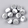 Handmade Polymer Clay Beads CLAY-N014-02B-09-1