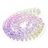 Baking Painted Transparent Glass Beads X1-DGLA-M001-10mm-02-2