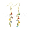 304 Stainless Steel Bicone Dangle Earrings EJEW-JE06286-2