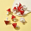 10Pcs Opaque Resin Pendants RESI-FS0001-63-5