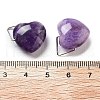 Natural Amethyst Pendants G-K371-02P-04-3