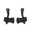 Spray Painted Alloy Pendants PALLOY-K003-11-2