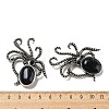 Synthetic Blue Goldstone Octopus Brooch G-Z050-01E-3