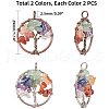 Natural/Synthetic Gemstone Pendants G-PH0034-25-2