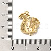 Rack Plating Brass Micro Pave Clear Cubic Zirconia Connector Charms KK-K377-52G-3