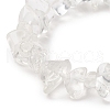 Natural Quartz Crystal Chips & Mixed Gemstone Stretch Bracelet for Women BJEW-JB09230-4