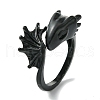 Dragon Alloy Open Cuff Rings RJEW-K275-36EB-1